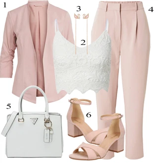 outfit mit Zlati Viseči/Fine verižica/Verižica Swarovski "Poletna oblačila"