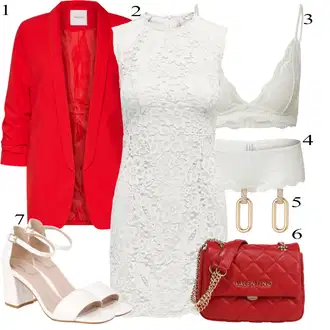 Wedding guest outfits sa Siva/Smeđa/Bijela/Krem Haljina Veći Broj Only "Tvoj otmjeni outfit"