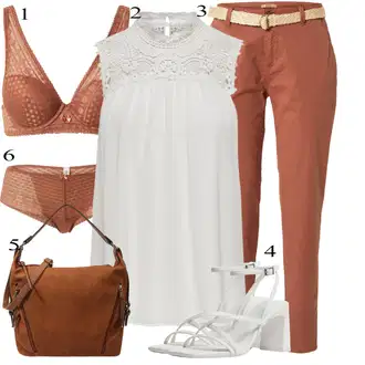 outfit mit Pastelne barve bershka "Poletna oblačila"
