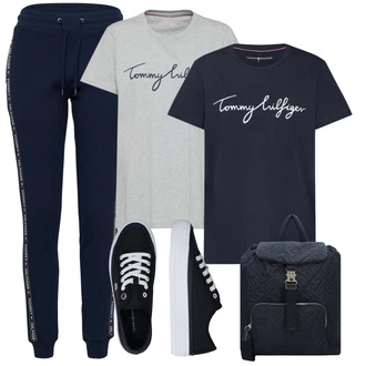 Outfit s Modrá Tommy Hilfiger Underwear "Stylová letní nálada"