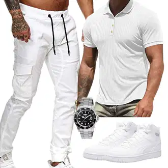 Party Outfits Elegant mit Grau Unkategorisiert OneRedox "Casual outfit"Look: Büro, Elegant, Western, Moderne, Empire, Casual, Coole, Disco, Classic