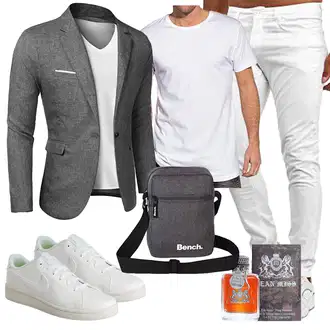 Outfit mit Blau Anzug "Casual outfit"