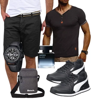 Casual Outfits Weihnachten mit Grau/Schwarz Unkategorisiert Ragusa-Trade "Cooles Outfit"Look: Weihnachten, Geburtstag, Bar, Schule
