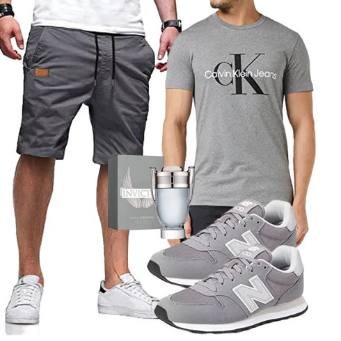 Grau/Dunkelgrau/Hellgrau/Dunkelblau Hemd Chino Shorts/Kurze Hose/Bermuda/Baggy Short/Cargo Short/Musselin Shorts/SweatShorts JMIERR kombinieren
