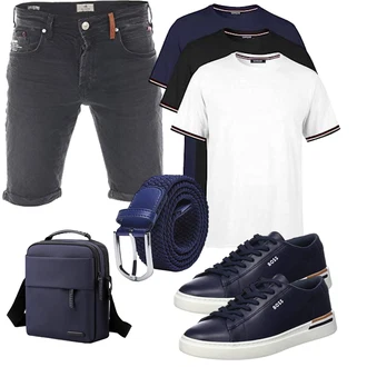 Casual Outfits Elegant mit Schwarz Unkategorisiert COMEOR, Schwarz Unkategorisiert SPAHER "Cooles Outfit"Look: Büro, Business, Stil, Casual, Elegant, Rap, Sportlich, Premium, Indoor, Outdoor, Schlichte