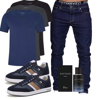 Casual Outfits Business mit Schwarz Unkategorisiert ARRIGO BELLO "Cooles Outfit"Look: GoGo, Feine, Stil, Outdoor, Goa, Business