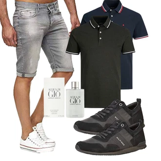 Casual Outfits Elegant mit Schwarz Unkategorisiert Tommy Hilfiger "Cooles Outfit"Look: Indoor, Elegant, Empire, Stil, Premium, Schick, Lack