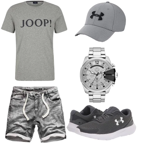 Grau/Hellgrau/Dunkelgrau Hemd Jeans Short/Leinen-short/Kurze Hose/Baggy Short/Musselin Shorts/Bermuda Sublevel kombinieren
