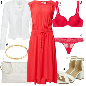 outfit mit Krem/Bela Plašč/Bluza in Tunika/Pletene velika velikost/Bluza velika velikost/Srajca & majica velike velikosti Ichi "poletni videz"