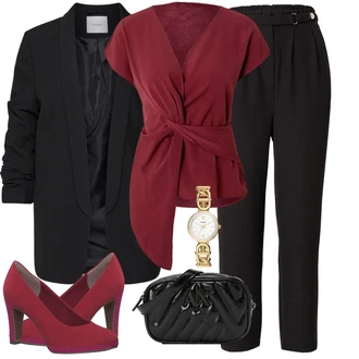 Outfit s Černá Armani Exchange "Elegantní letní outfit"