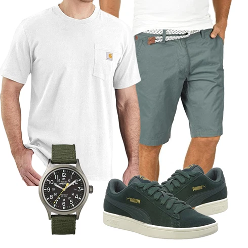 Grün Schuh Puma kombinieren