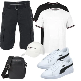 Casual Outfits Elegant mit Weiß Unkategorisiert COMEOR "Freizeit Outif"Look: Stil, Elegant, Business, Rap, Casual, Büro, Sportlich