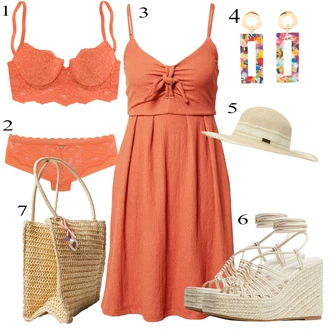 Outfity pro 18. narozeniny Host s Oranžová/Růžová Pánské boty ve velikosti 11/Podprsenka Balconette/Měkká podprsenka/Podprsenka Bez Kostic/Bralette/Krajková podprsenka/Podprsenka s kosticemi/Bezdrátová podprsenka S.Oliver, Oranžová/Růžová Angora Prádlo/Brazilské Kalhotky/Spodní kalhotky/Průsvitná kalhotka/Tanga/Průhledná kalhotka/Klasické kalhotky S.Oliver, Oranžová Plážové Šaty/Šaty Bez Rukávů/Žerzejové Šaty/Šaty na tenké ramínko/Letní Šaty/Ležérní Šaty About You, Béžová/Bílá Espadrilka na Podpatku/Letní Bota/Espadrille sandál/Espadrilka s klínovým podpatkem bershka "Módní letní vzhled"
