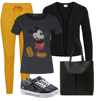 Outfity pro sport Plnější Postavou s Černá Pletenina veľkej veľkosti Vila "Letní květiny"