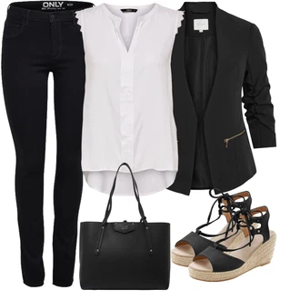 Outfit s Černá Kožená Pánská Bund/Smokingové sako/Elegantní Sako/Krátké Sako/Neformální Sako/Blůzové Sako/Boyfriend Sako/Kožená bunda pro muže/Blejzrové Bund Vila "Letní květiny"