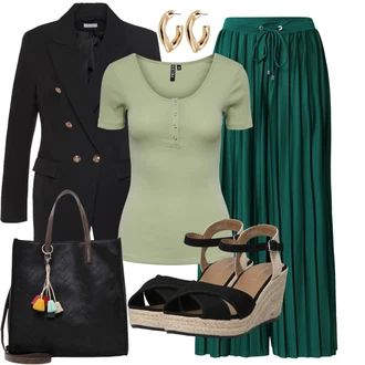 Outfity z džínu s Černá/Tmavě modrá/Růžová Oblek Lidové Sako/Boyfriend Sako/Dvojřadový Sako/Kožená bunda pro muže Lascana "Letní vzhled na večírky"