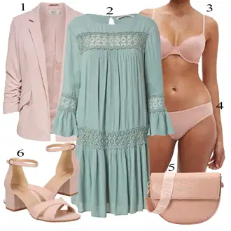 Outfit s Tyrkysový/Zelená/Světle modrá Boho Letní Šaty/Boho Šaty Elegantní/Francouzské šaty/Tunikové šaty/Šaty S Kosticí/Vintage Boho Šaty Only "Outfit na léto"