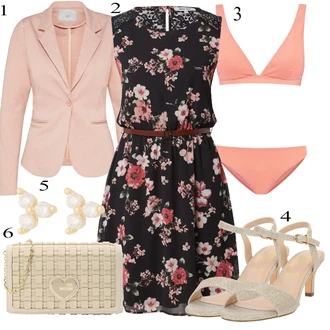 outfit mit Pastelne barve/Roza/Bež/Modra Women's Uncategorized Love Moschino "Poletna oblačila"