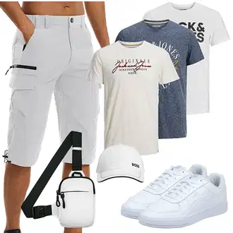Sommer Outfits Midi mit Grau/Dunkelblau/Hellgrau/Khaki KEFITEVD "Modischer Sommer Look"