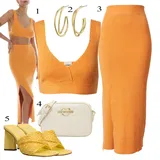 Outfity se žlutými sukněmi image