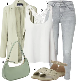 outfit mit Siva GERRY WEBER "poletni videz"