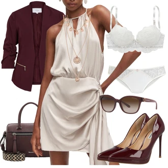 Svatba Outfit s Bílá/Béžová/Růžová/Krémová Spodní Kalhotky/Brazilské Kalhotky/Tanga/Klasické Kalhotky/Formující Kalhotky/Slip S Nízkým Pasem Lascana "Módní letní vzhled"Look: Bar, Matriční Úřad, Den matek, Předsvatební, Zvláštní příležitosti, Valentýn, Svatba