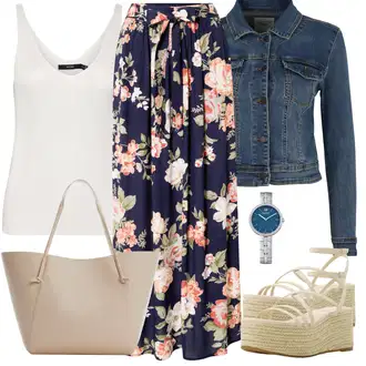 Elegantní outfity "Módní letní vzhled"