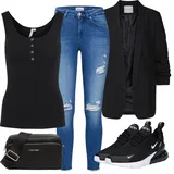 Outfity s oblečením se sukní ze síťoviny image