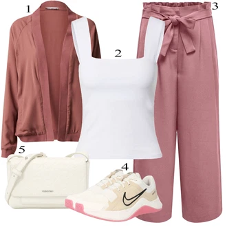 Poletne Outfiti mit Roza/Bež/Modra Nike "poletni videz"