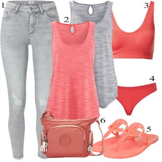 Outfit sa Pastelne boje Under Armour "Outfit za ljeto"