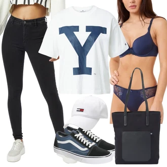 Outfit sa Siva Tenisica Vans "Outfit za ljeto"