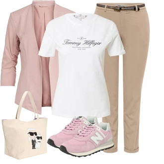 Outfity pro matriční úřad Lehký s Béžová/Khaki Chinos/Bengaline Kalhoty/Úzká Kalhoty/Strečová Kalhoty/Skinny Kalhoty/Navlékací Kalhoty Only "Outfit na léto"Look: Lehký, Emo