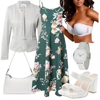 Outfit s Bílá/Růžová/Fialová/Krémová Pánské boty ve velikosti 11/Kožené bundy pro muže/Průsvitná podprsenka a podprsenka s kosticí/Podprsenka s kosticemi/Podprsenka Balconette/Zmenšující Podprsenek/Podprsenka Bez Kostic Lascana "Outfit na léto"