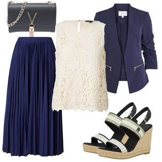 Outfity pro 18. narozeniny Host s Tmavě modrá/Světle modrá Nezařazené Vila "Outfit na léto"