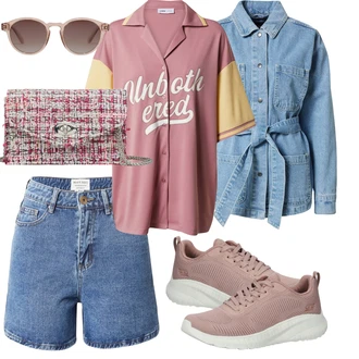 Outfit s Růžová millane "Outfit na léto"