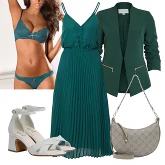 Outfity na zimu s Zelená/Tyrkysový/Modrá/Tmavě Zelená Pánské boty ve velikosti 11/Push-Up Podprsenka/Vyztužený podprsenek/Krajková podprsenka/Podprsenka Bez Kostic/Podprsenka s kosticemi/Měkká podprsenka/Bralette/Podprsenka Balconette Lascana, Zelená/Modrá/Tyrkysový/Tmavě Zelená Tanga/Průsvitná kalhotka/Brazilské Kalhotky Lascana "Outfit na léto"