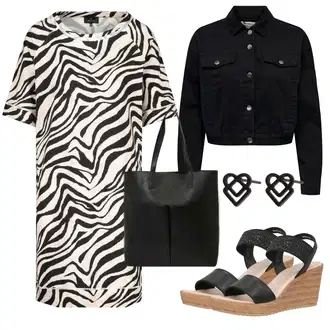Outfit s Šedá Košilové šaty Monari "Outfit na léto"