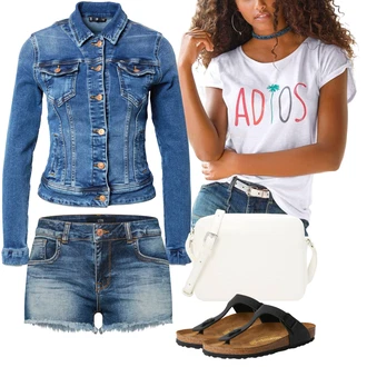 Outfit s Černá/Béžová Pohodlný Sandál/Sandály na hřídeli/Letní Bota/Sandál Dianette/Sandál S T Páskem Birkenstock "Outfit na léto"