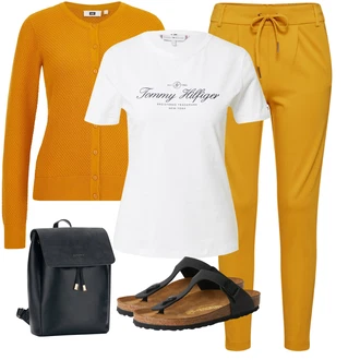 Outfit s Černá/Béžová Pohodlný Sandál/Sandály na hřídeli/Letní Bota/Sandál Dianette/Sandál S T Páskem Birkenstock "Outfit na léto"
