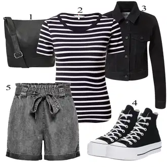 Til outfit mit Denim Jakna Hollister "Poletna oblačila"