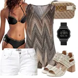 Chytrý Příležitostný Styl s Kraťasy Outfity image