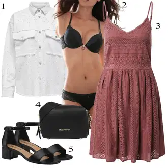 Outfit s Šedá/Bílá/Žlutá/Krémová Letní Bund/Cargo bunda/Blůzová Bunda/Jacquard Bund/Udržitelná bunda/Ažurová pletená bunda/Reflexní Bund/Košilová bunda Only "Stylová letní nálada"