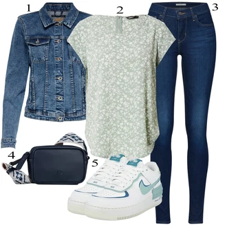 outfit mit Tom Tailor Denim "Poletna oblačila"