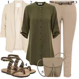 3/4 Rukavi Bluze i Tunike Većih Veličina Outfiti image