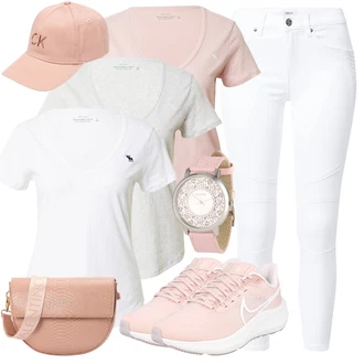 Outfity pro léto s Růžová Nike "Perfektní na léto"