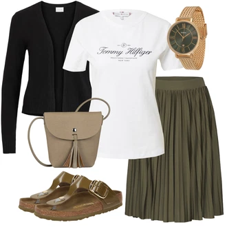 Outfit s Tmavě zelená Birkenstock "Perfektní na léto"