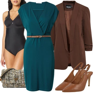 Oble?ení se sukní Károvaný s ?edá Malá Ta?ka/Ta?ka/Dopl?ek/Ta?ka Na Rameno Guess "Perfektní na léto"