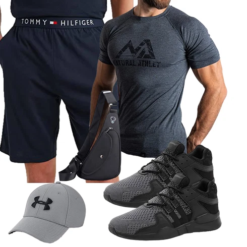 Herbst Dunkelblau/Blau Sweatshorts/Baggy Short/Chino Shorts/Mesh Short/Bermuda/Kurze Hose Tommy Hilfiger kombinieren