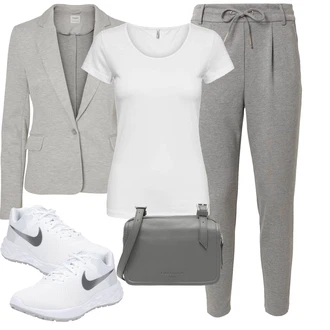 Outfity pro léto s Šedá/Lilové barvy Nezařazené Nike "Sportovní letní outfity"