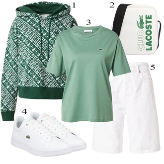 outfit mit Bela Lacoste "Poletna oblačila"